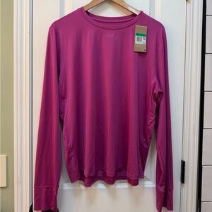 Women’s Nike One Dri Fit Long Sleeve w/ Thumb Holes Size XL